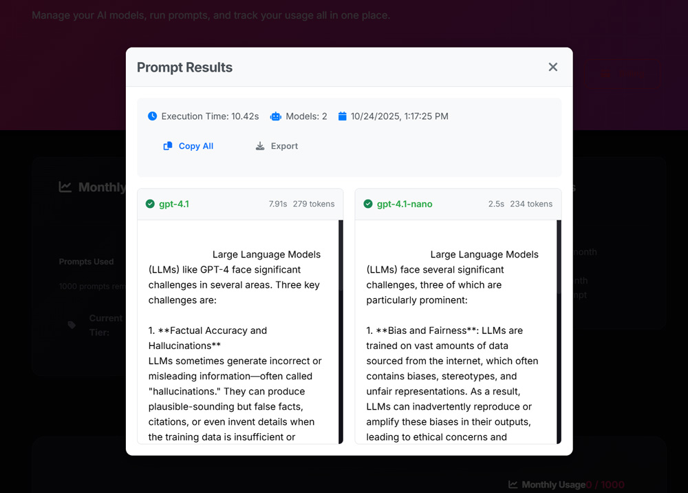tentackle.io multi AI execution