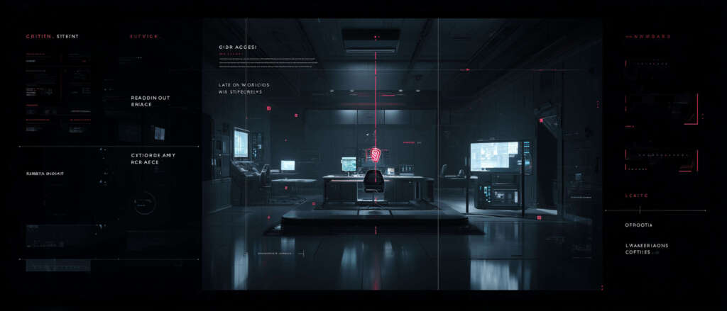 A sophisticated AI control chamber orchestrating an automated editing workflow and Critic Agent prompt for enterprise-grade AI quality control.