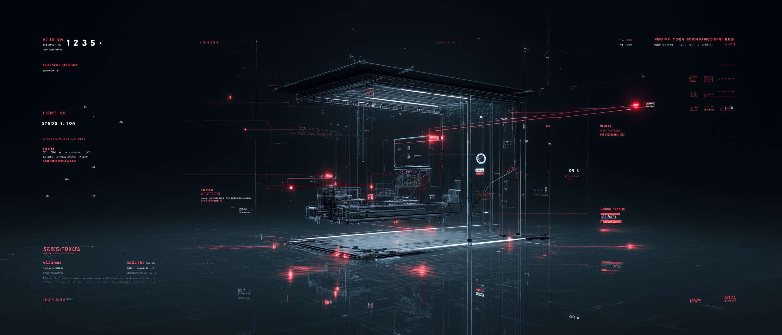 A sophisticated AI control chamber performing seo reverse engineering and competitor analysis prompt tasks to find content gaps.