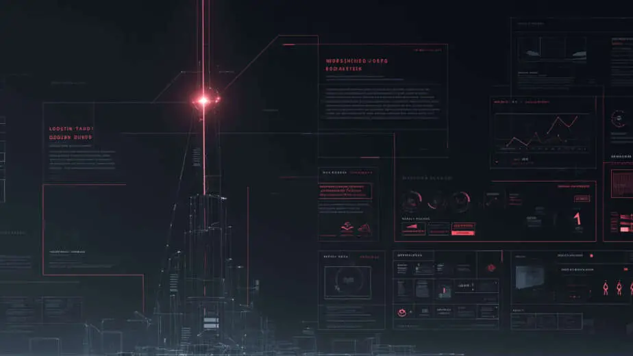 A sophisticated AI control chamber orchestrating brand search volume tracking and navigational intent metrics for organic lift.