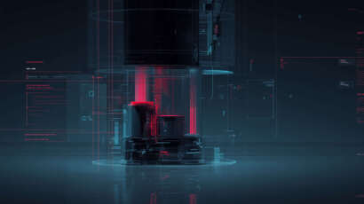 A sophisticated AI control chamber orchestrating server-side tracking and GTM server side to fix the data loss gap and GA4 data loss.