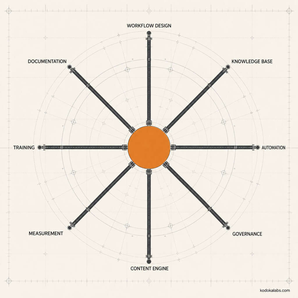 The kōdōkalabs Operating System Architecture from our proprietary Framework solution 2