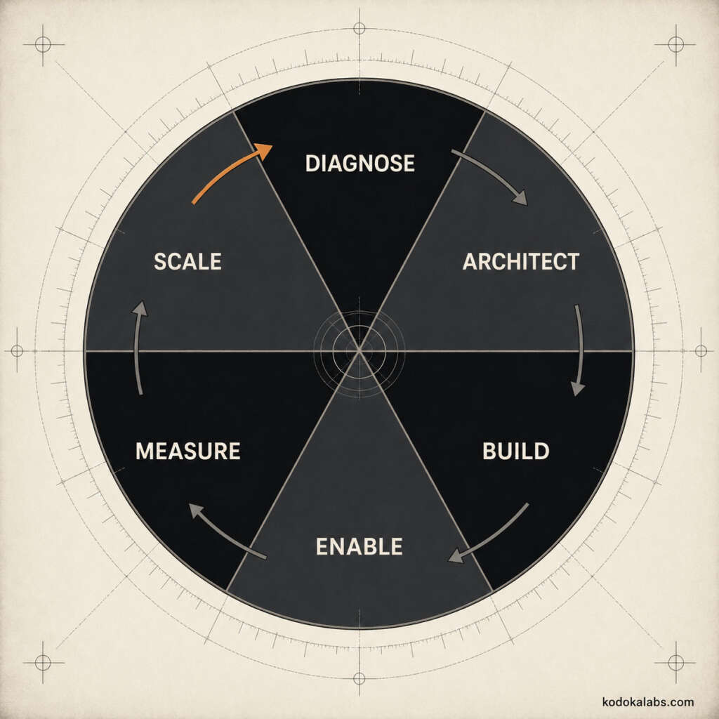 kōdōkalabs - Framework - Scale Phase - Scale to Diagnose Feedback Loop